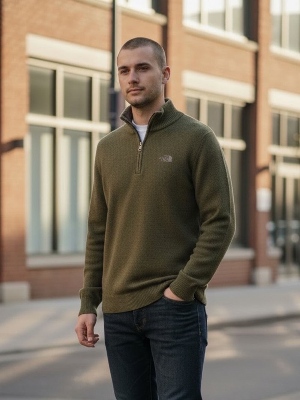 Men’s North Face sweater